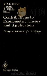 CONTRIBUTIONS TO ECONOMETRIC THEORY AND APPLICATION ESSAYS IN HONOUR OF A.L.NAGAR 1990 PDF电子版封面 0387972854