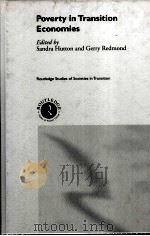 POVERTY IN TRANSITION ECONOMIES（1999 PDF版）