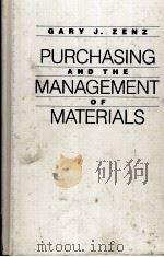 PURCHASING AND THE MANAGEMENT OF MATERIALS SIXTH EDITION（1987 PDF版）