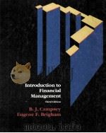 INTORDUCTION TO FINANCIAL MANAGEMENT THIRD EDITION   1991  PDF电子版封面  0030510082   