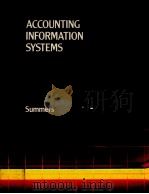ACCOUNTING INFORMATION SYSTEMS 1987 PDF电子版封面 0395369207