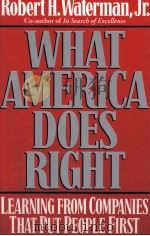 WHAT AMERICA DOES RIGHT 1994 PDF电子版封面 0393035972 ROBERT H.WATERMAN