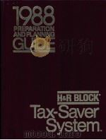 H&R BLOCK 1988 TAX-SAVER SYSTEM 1987 PDF电子版封面