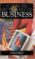 A CONCISE DICTIONARY OF BUSINESS（1990 PDF版）