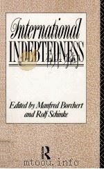INTERNATIONAL INDEBTEDNESS 1989 PDF电子版封面 0415043859