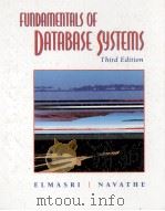 FUNDAMEDTALS OF DATABASE SYSTEEMS THIRD EDITION 1999 PDF电子版封面 0805317554 RAMEZ ELMASRI