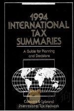 1994INTERNATIONAL TAX SUMMARIES 1994 PDF电子版封面 0471309087 GEORGE J.YOST 3