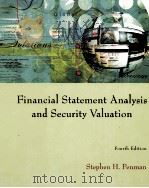 FINANCIAL STATEMENT ANALYISIS AND SCURITY VALUATION PDF电子版封面 9780073379661 STEPHEN H.PENMAN