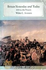 BRITAIN YESTERDAY AND TODAY 1830 TO THE PRESENT（1988 PDF版）