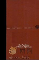 THE PSYCHOLOGY OF HUMAN DIFFERENCES THIRD EDITION（1965 PDF版）