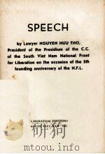 SPEECH 1965 PDF电子版封面