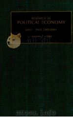 RESEARCH IN POLITICAL ECONOMY:A RESEARCH ANNUAL VOLUME 7 1984 PDF电子版封面 0892324902 PAUL ZAREMBKA