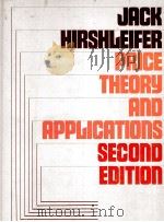 PRICE THEORY AND APPLICATIONS SECOND EDITION 1980 PDF电子版封面 0136997104