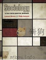 SOCIOLOGY FOURTH EDITION 1968 PDF电子版封面 0136407064