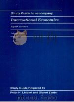 STUDY GUIDE TO ACCOMPANY INTERNATIONAL ECONOMICS EIGHTH EDITION 1986 PDF电子版封面 025603561X