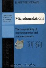 MICROFOUNDATIONS THE COMPATIBILITY OF MICROECONOMICS AND MACROECONOMICS 1979 PDF电子版封面 0521294452