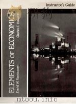 INSTRUCTOR'S GUIDE ELEMENTS OF ECONOMICS（1984 PDF版）