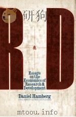 R&D ESSAYS ON THE ECONOMICS OF RESEARCH AND DEVELOPMENT 1966 PDF电子版封面