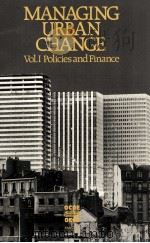 MANAGING URBAN CHANGE VOL 1 1983 PDF电子版封面 9264124426