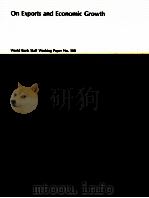 ON EXPORTS AND ECONOMIC GROWTH 1982 PDF电子版封面