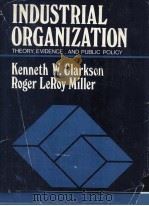 INDUSTRIAL ORGANIZATION THORY EVIDENCE AND PUBLIC POLICY 1982 PDF电子版封面 007042036X