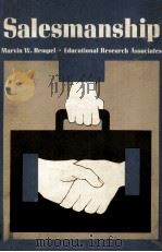 SALESMANSHIP 1974 PDF电子版封面 0064536025