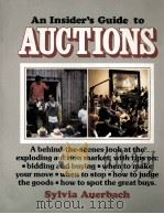 AN INSIDER'S UIDE TO AUCTIONS 1981 PDF电子版封面