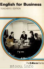 THE BELLCREST SERIES ENGLISH FOR BUSINESS TEACHER'S EDITION   1973  PDF电子版封面  0194571114   