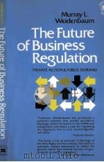 THE FUTURE OF BUSINESS REGULATION PRIVATE ACTION AND PUBLIC DEMAND（1980 PDF版）