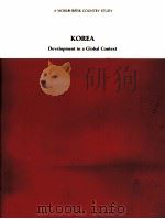 KOREA DEVELOPMENT IN A GLOBAL CONTEXT 1984 PDF电子版封面