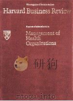 THE MAGAZINE OF DECISION MAKERS HARVARD BUSINESS REVIEW KEPRINTS OF SELECTED ARTICLES MANAGEMENT OF 1969 PDF电子版封面