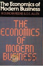 THE ECONOMICS OF MODERN BUSINESS 1983 PDF电子版封面 0631131167