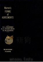 WARREN'S FORMS OF AGREEMENTS BUSINESS FORMS VOLUME A1 1983 PDF电子版封面