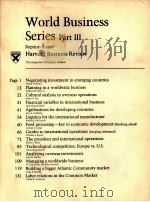 WORLD BUSINESS SERIES PART 3（1965 PDF版）