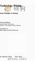 TECHNOLOGY PRICING FROM PRINCIPLES TO STRATEGY（1989 PDF版）