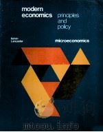 MODERN ECONOMICS PRINCIPLES AND POLICY 1973 PDF电子版封面