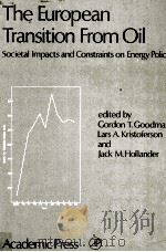 THE EUROPEAN TRANSITION FROM OIL:SOCIETAL IMPACTS AND CONSTRAINTS ON ENERGY POLICY（1981 PDF版）
