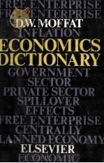 ECONOMICS DICTIONARY 1976 PDF电子版封面 0444413693