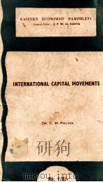 INTERNATIONAL CAPITAL MOVEMENTS PDF电子版封面 C.M.PALVIA