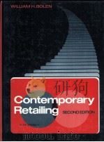 CONTEMPORARY RETAILING SECOND EDITION   1982  PDF电子版封面  0131702661   
