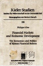 KIELER STUDIEN:INSTITUT FUR WELTWIRTSCHAFT AN DER UNIVERSITAT KIEL HERAUSGEGEBEN VON HERBERT GIERSCH   1986  PDF电子版封面  3163450865  PHILIPPA S.DEE 