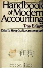 HANDBOOK OF MODERN ACCOUNTING THIRD EDITION（1983 PDF版）