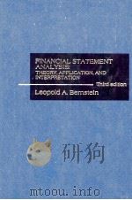 FINANCIAL STATEMENT ANALUYSIS THEORY APPLICATION AND INTERPRETATION:THIRD EDITION（1982 PDF版）