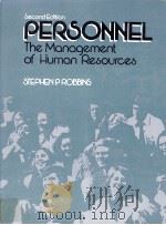 PERSONNEL THE MANAGEMENT OF HUMAN RESOURCES 1982 PDF电子版封面 013657825X
