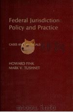 FEDERAL JURISDICTION POLICY AND PRACTICE:CASES AND MATERIALS 1984 PDF电子版封面 0872157911
