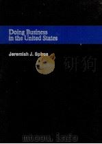 DOING BUSINESS IN THE UNITED STATES 4 1984 PDF电子版封面