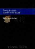 DOING BUSINESS IN THE UNITED STATES 5 1984 PDF电子版封面