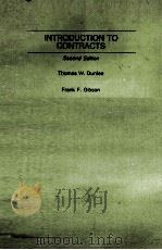 INTRODUCTION TO CONTRACTS SECOND EDITION 1984 PDF电子版封面 0471870315 FRANK F.GIBSON