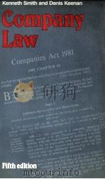 COMPANY LAW FIFTH EDTION 1983 PDF电子版封面 0273019538