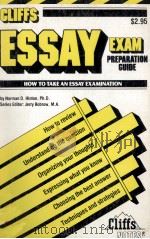 CLIFFS ESSAY EXAM PREPARATION GUIDE 1981 PDF电子版封面 0822014718